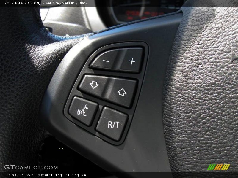 Silver Grey Metallic / Black 2007 BMW X3 3.0si