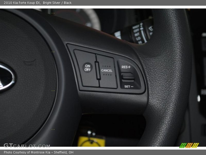 Bright Silver / Black 2010 Kia Forte Koup EX