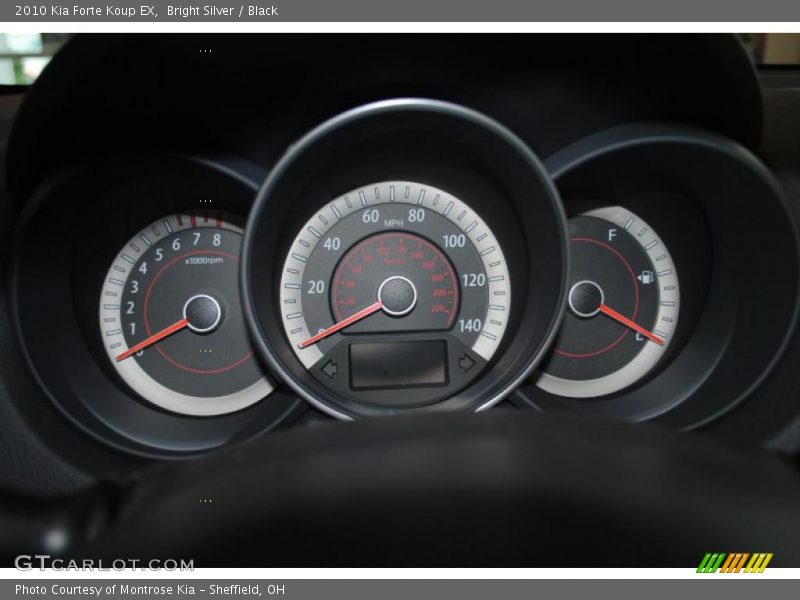 Bright Silver / Black 2010 Kia Forte Koup EX