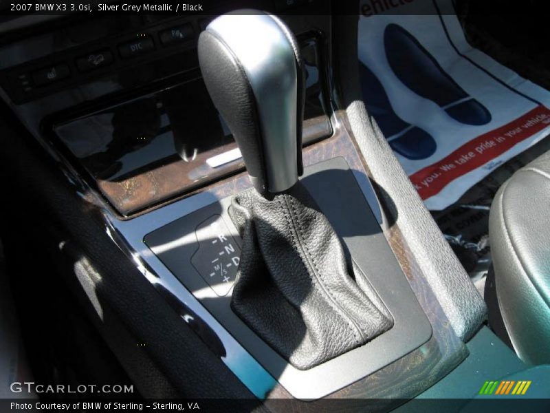 Silver Grey Metallic / Black 2007 BMW X3 3.0si