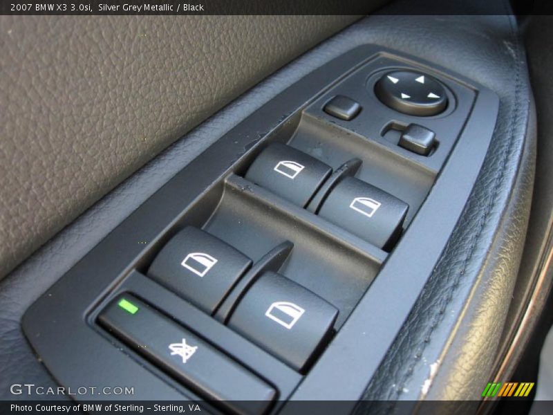 Silver Grey Metallic / Black 2007 BMW X3 3.0si