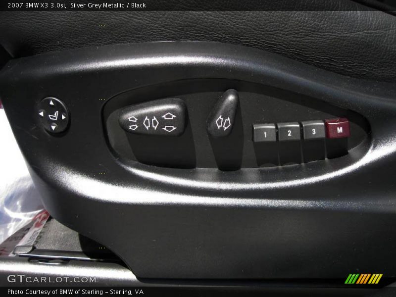 Silver Grey Metallic / Black 2007 BMW X3 3.0si