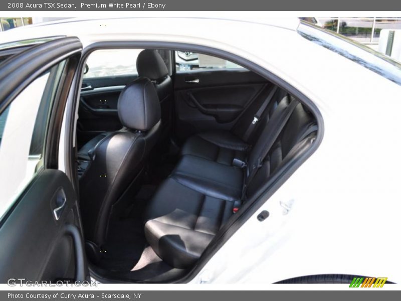 Premium White Pearl / Ebony 2008 Acura TSX Sedan