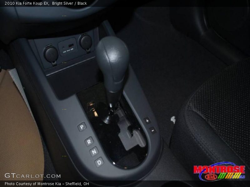 Bright Silver / Black 2010 Kia Forte Koup EX