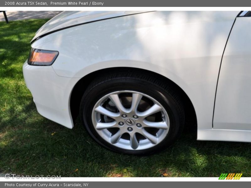 Premium White Pearl / Ebony 2008 Acura TSX Sedan