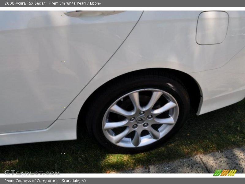 Premium White Pearl / Ebony 2008 Acura TSX Sedan