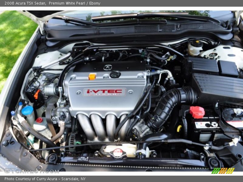Premium White Pearl / Ebony 2008 Acura TSX Sedan
