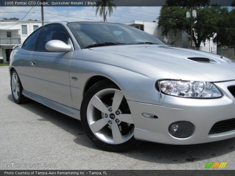 Quicksilver Metallic / Black 2005 Pontiac GTO Coupe