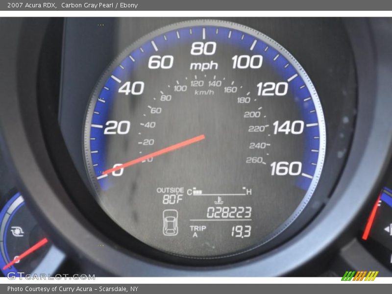 Carbon Gray Pearl / Ebony 2007 Acura RDX