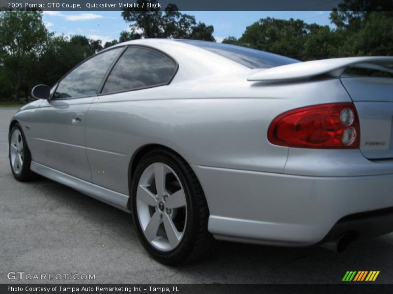 Quicksilver Metallic / Black 2005 Pontiac GTO Coupe