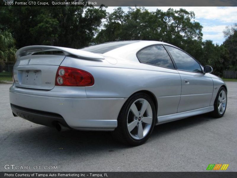 Quicksilver Metallic / Black 2005 Pontiac GTO Coupe