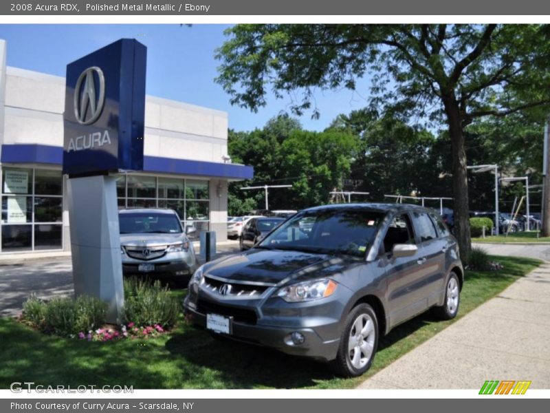 Polished Metal Metallic / Ebony 2008 Acura RDX