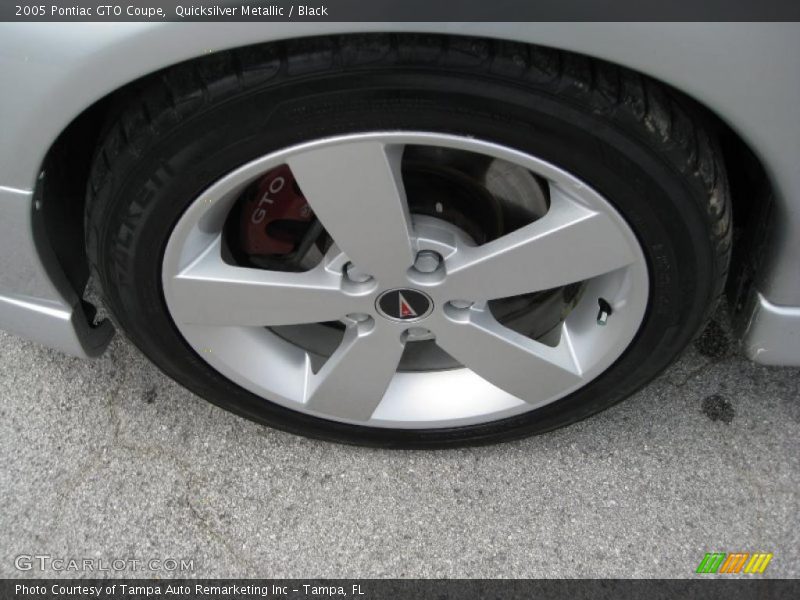 Quicksilver Metallic / Black 2005 Pontiac GTO Coupe
