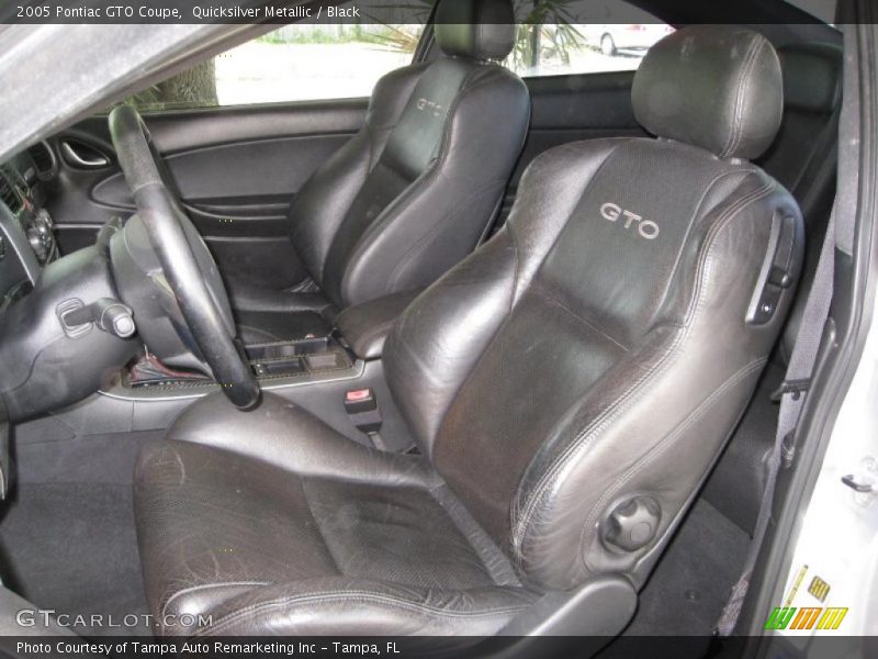 Quicksilver Metallic / Black 2005 Pontiac GTO Coupe