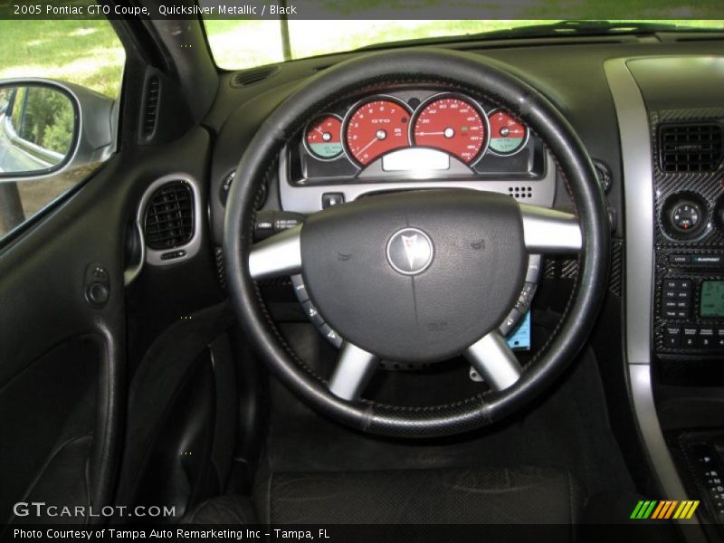 Quicksilver Metallic / Black 2005 Pontiac GTO Coupe