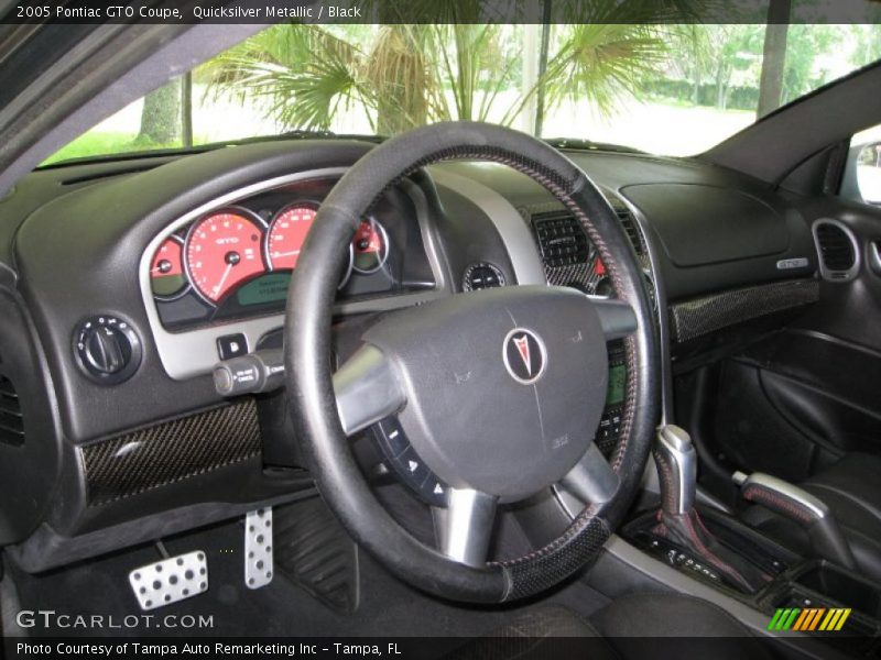 Quicksilver Metallic / Black 2005 Pontiac GTO Coupe
