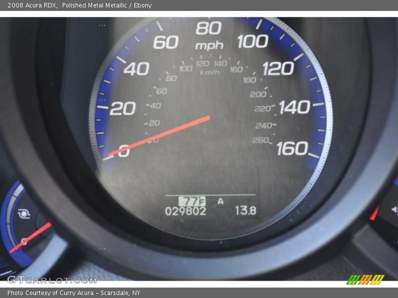 Polished Metal Metallic / Ebony 2008 Acura RDX
