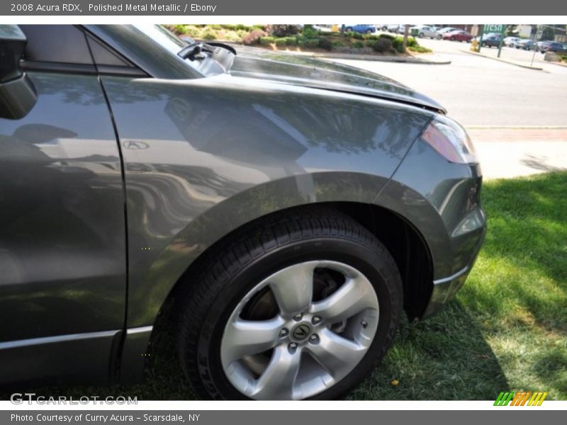 Polished Metal Metallic / Ebony 2008 Acura RDX