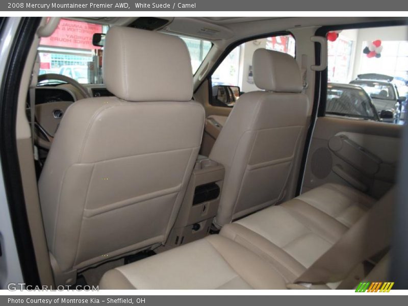 White Suede / Camel 2008 Mercury Mountaineer Premier AWD