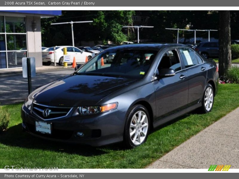 Carbon Gray Pearl / Ebony 2008 Acura TSX Sedan
