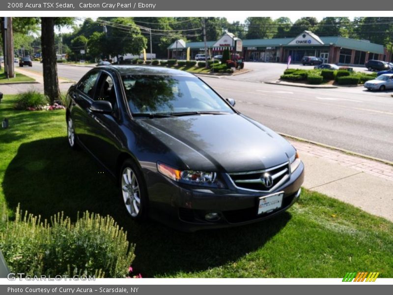 Carbon Gray Pearl / Ebony 2008 Acura TSX Sedan