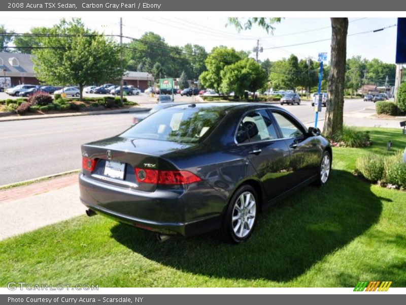 Carbon Gray Pearl / Ebony 2008 Acura TSX Sedan