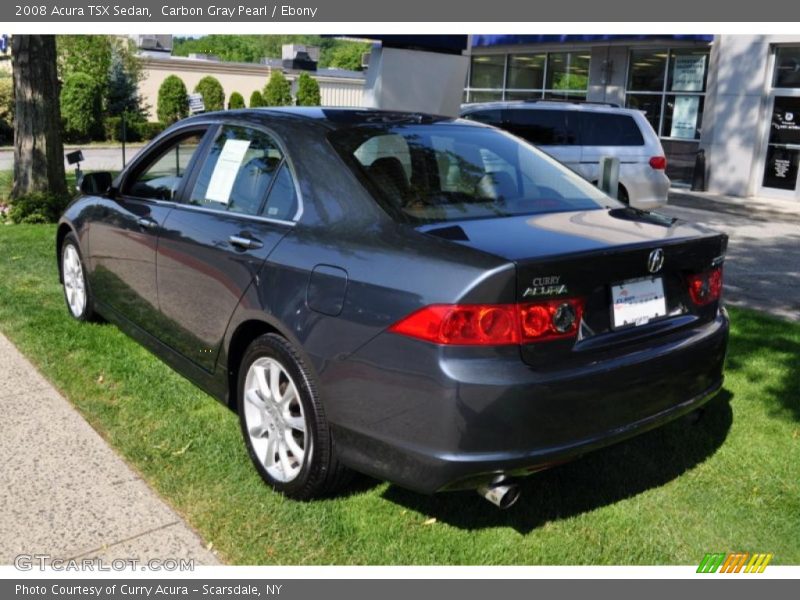 Carbon Gray Pearl / Ebony 2008 Acura TSX Sedan