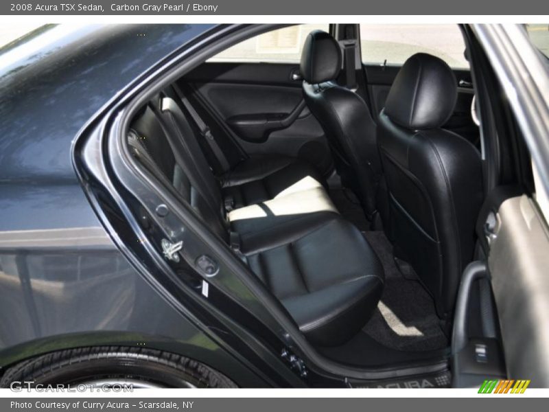 Carbon Gray Pearl / Ebony 2008 Acura TSX Sedan