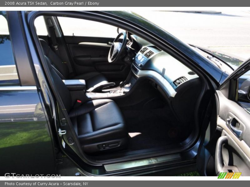 Carbon Gray Pearl / Ebony 2008 Acura TSX Sedan