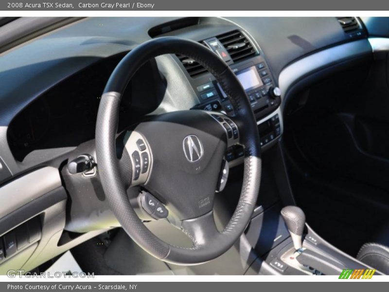 Carbon Gray Pearl / Ebony 2008 Acura TSX Sedan
