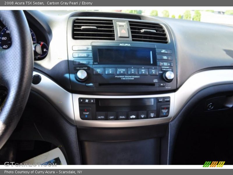 Carbon Gray Pearl / Ebony 2008 Acura TSX Sedan
