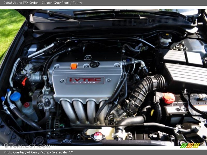 Carbon Gray Pearl / Ebony 2008 Acura TSX Sedan