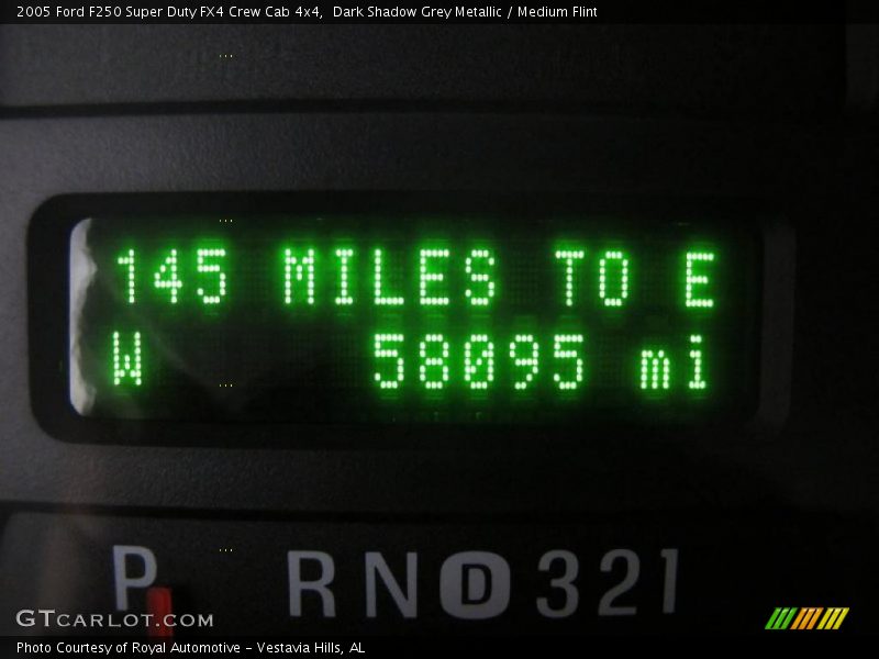 Dark Shadow Grey Metallic / Medium Flint 2005 Ford F250 Super Duty FX4 Crew Cab 4x4