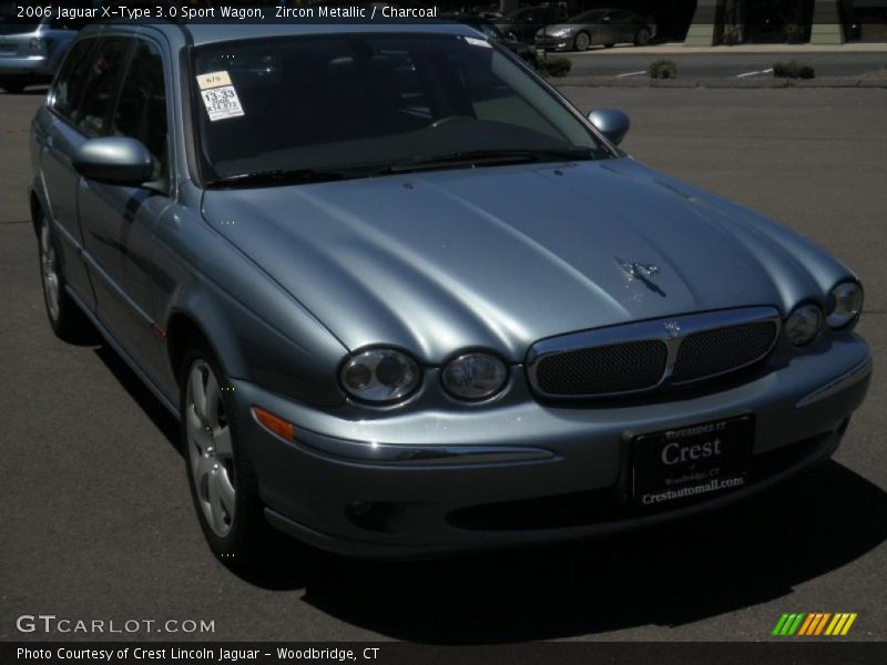 Zircon Metallic / Charcoal 2006 Jaguar X-Type 3.0 Sport Wagon