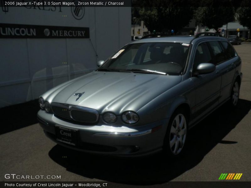 Zircon Metallic / Charcoal 2006 Jaguar X-Type 3.0 Sport Wagon