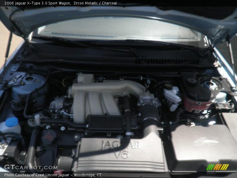 Zircon Metallic / Charcoal 2006 Jaguar X-Type 3.0 Sport Wagon