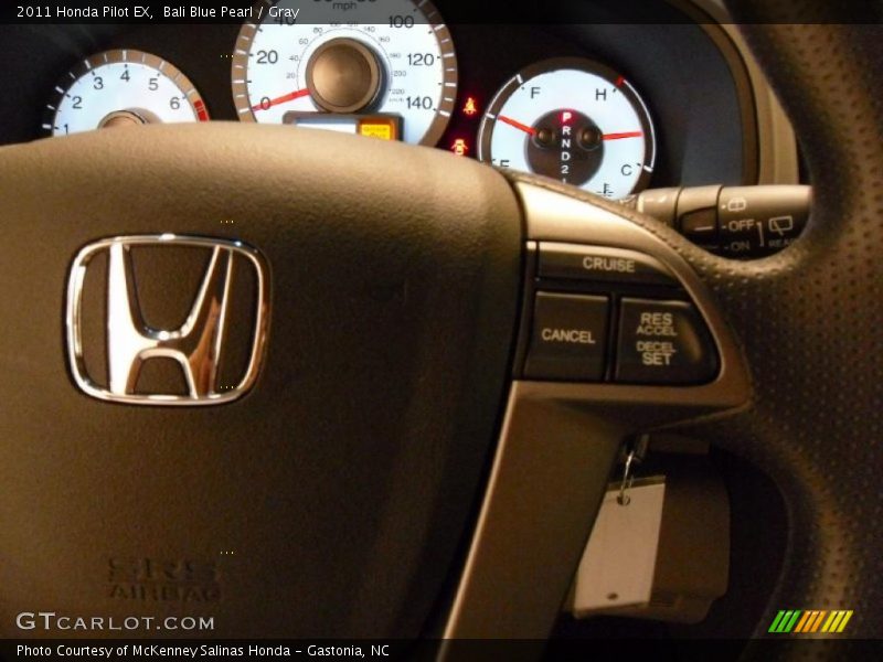 Bali Blue Pearl / Gray 2011 Honda Pilot EX