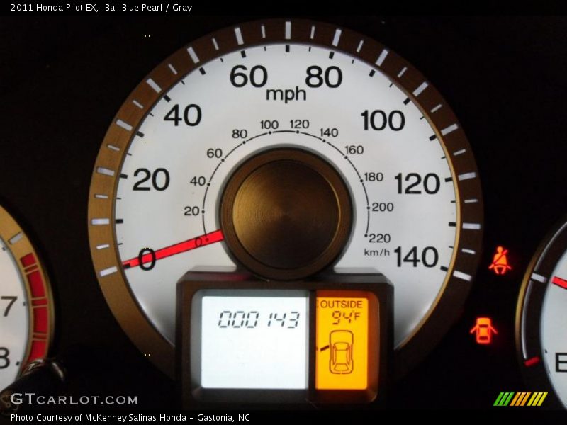 Bali Blue Pearl / Gray 2011 Honda Pilot EX