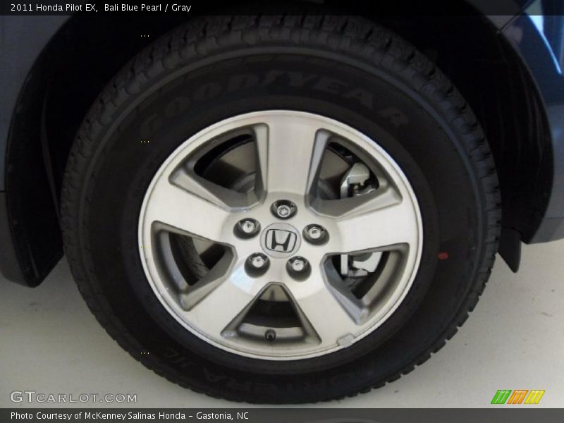 Bali Blue Pearl / Gray 2011 Honda Pilot EX