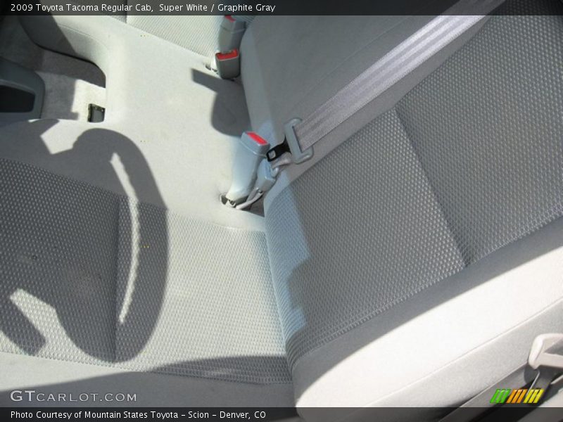 Super White / Graphite Gray 2009 Toyota Tacoma Regular Cab