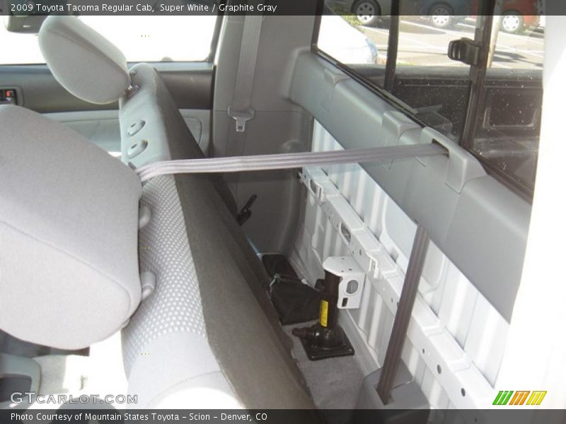 Super White / Graphite Gray 2009 Toyota Tacoma Regular Cab