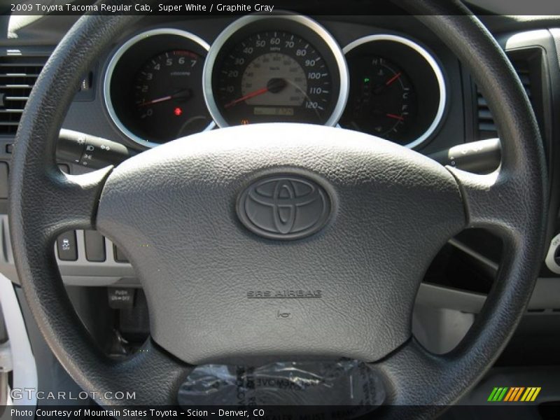 Super White / Graphite Gray 2009 Toyota Tacoma Regular Cab