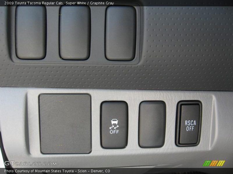 Super White / Graphite Gray 2009 Toyota Tacoma Regular Cab