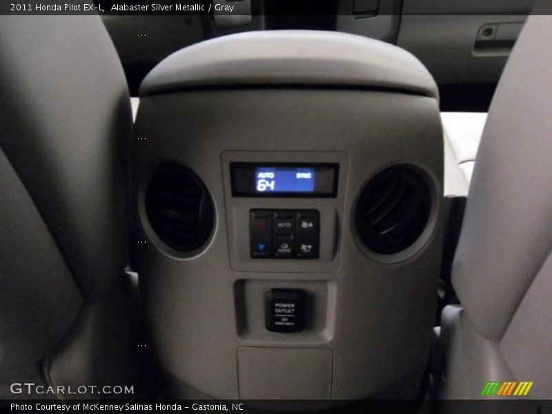 Alabaster Silver Metallic / Gray 2011 Honda Pilot EX-L