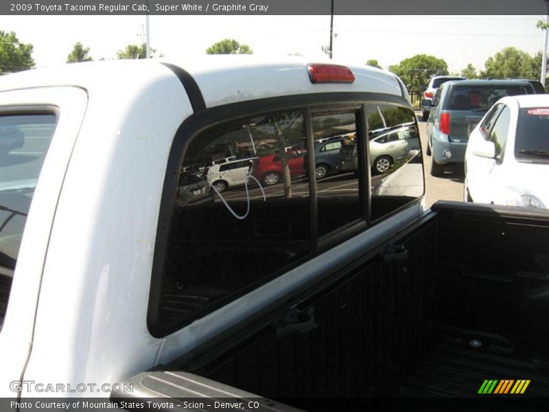 Super White / Graphite Gray 2009 Toyota Tacoma Regular Cab
