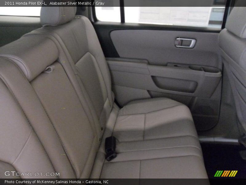 Alabaster Silver Metallic / Gray 2011 Honda Pilot EX-L
