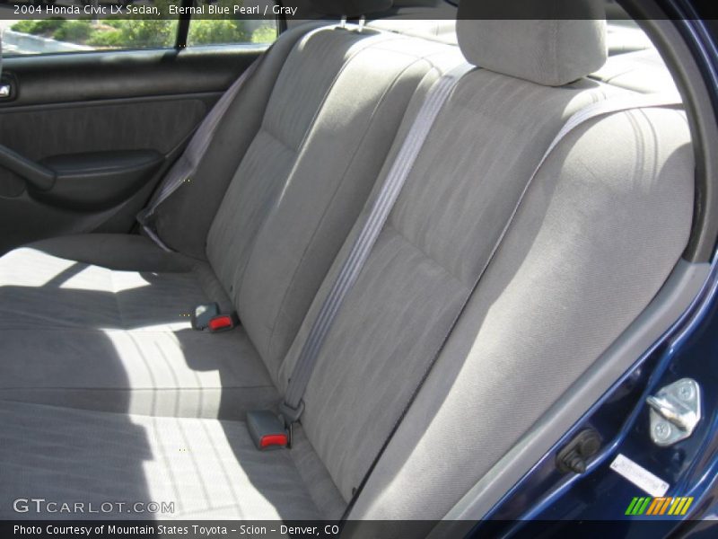 Eternal Blue Pearl / Gray 2004 Honda Civic LX Sedan
