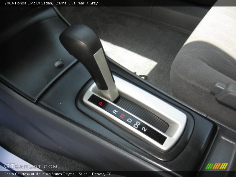 Eternal Blue Pearl / Gray 2004 Honda Civic LX Sedan