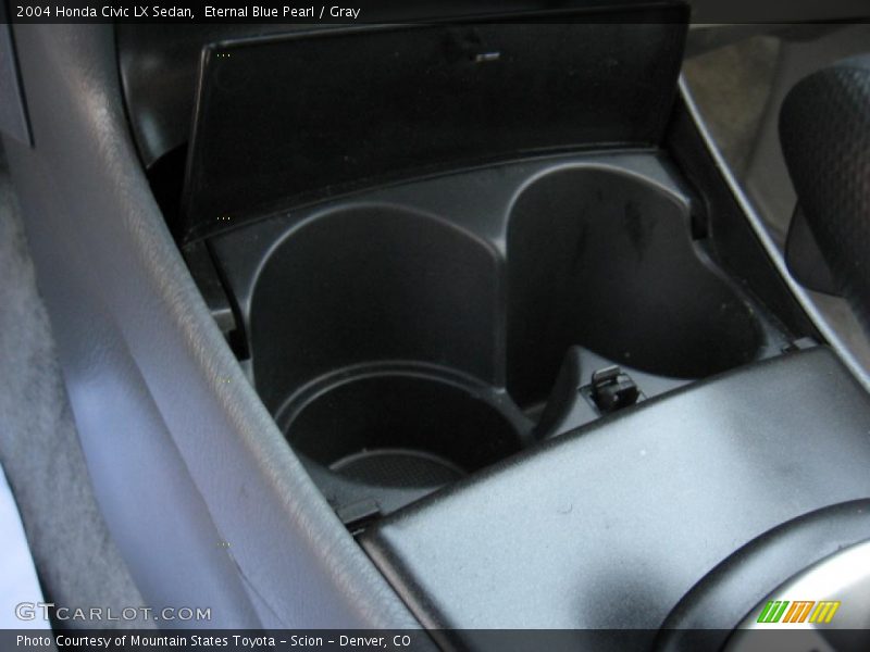 Eternal Blue Pearl / Gray 2004 Honda Civic LX Sedan