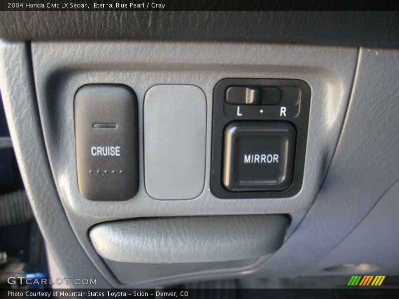 Eternal Blue Pearl / Gray 2004 Honda Civic LX Sedan